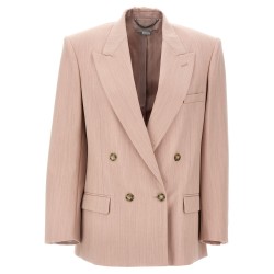 Double-breasted wool blazer
