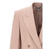 Double-breasted wool blazer