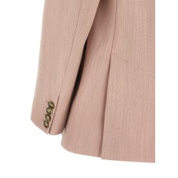 Double-breasted wool blazer