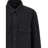 Monogram pattern overshirt
