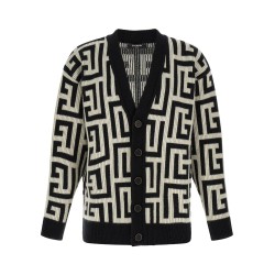 Monogram macro cardigan