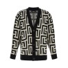 Monogram macro cardigan
