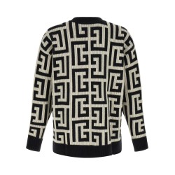 Monogram macro cardigan