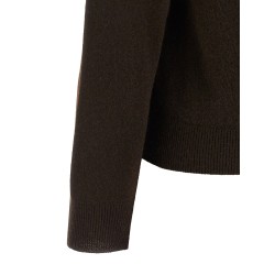 Diamond-shaped collar cardigan
