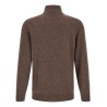 High neck cardigan with zip