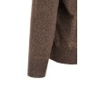 High neck cardigan with zip