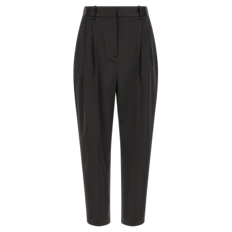 Stretch satin pants