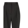 Stretch satin pants