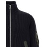 Ribbed knit blouson