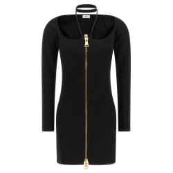 Fabric stitch knit dress