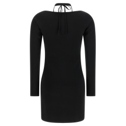 Fabric stitch knit dress