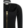 Fabric stitch knit dress