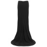 Asymmetrical long skirt