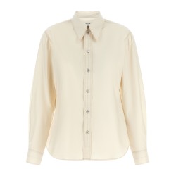 Pointed collar shirt