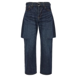 Cut-out jeans