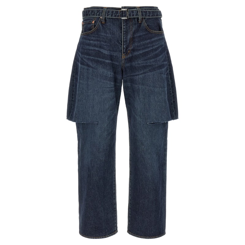 Cut-out jeans