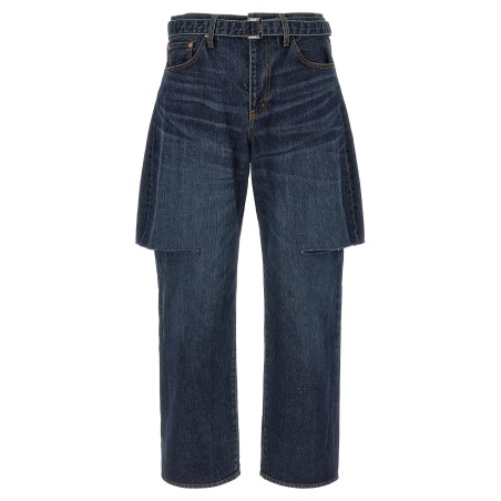 Cut-out jeans