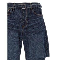 Cut-out jeans