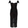 LACE MIDI DRESS