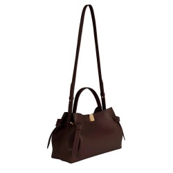 BORSA "GYOZA" IN PELLE