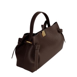 BORSA "GYOZA" IN PELLE