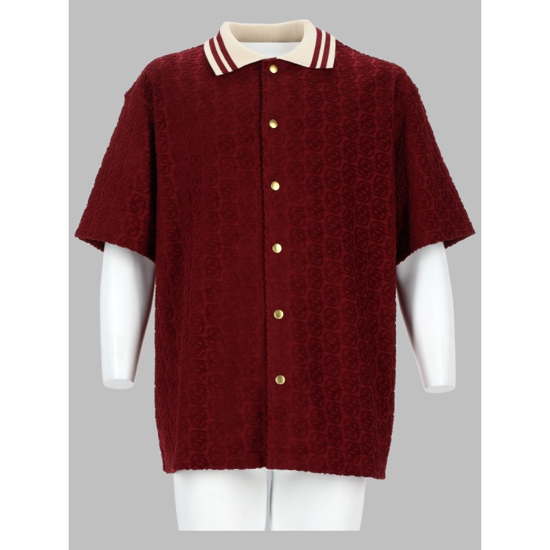 CAMICIA MONOGRAM IN COTONE