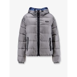 Recycled material down jacket