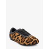 Ponyskin sneakers with metal DG logo