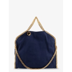 Falabella alter suede shoulder bag with metal profiles