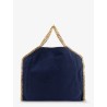Falabella alter suede shoulder bag with metal profiles