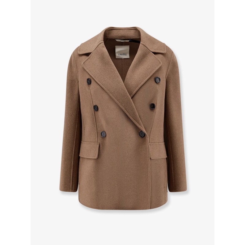 Smmrita virgin wool peacoat