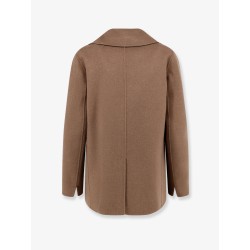 Smmrita virgin wool peacoat