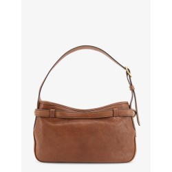 Aventure leather bag with embossed front logo