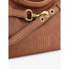Aventure leather bag with embossed front logo