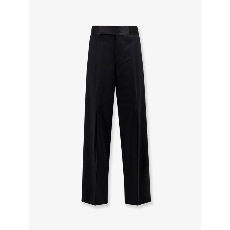 Black Tailored wool trousers