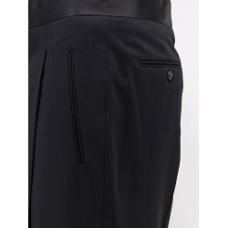 Black Tailored wool trousers