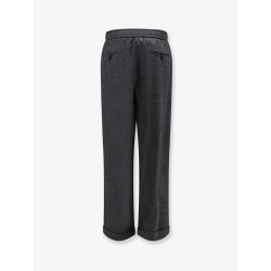 Over virgin wool and cashmere trousers