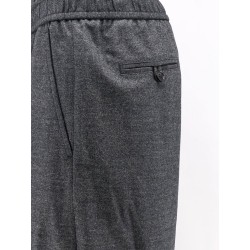 Over virgin wool and cashmere trousers