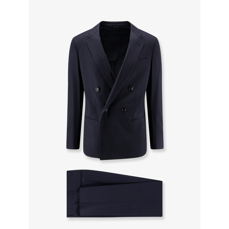Slim lightweight virgin wool suit