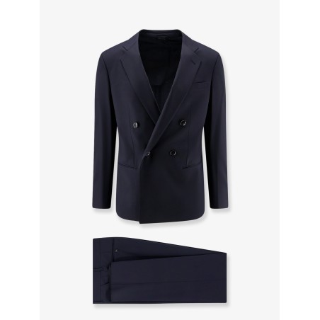 Slim lightweight virgin wool suit