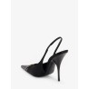 Louis patent leather pumps with logo tag