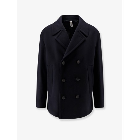 Orno virgin wool blend peacoat