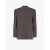 Oversized fluid virgin wool suit