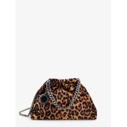 Falabella Mini leopard print velvet crossbody bag