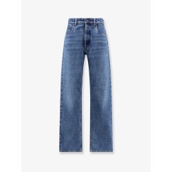 Blue denim jeans