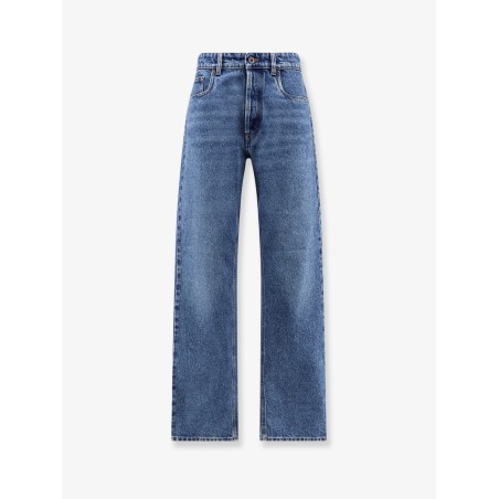 Blue denim jeans