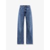 Blue denim jeans