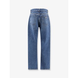 Blue denim jeans