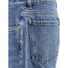 Blue denim jeans