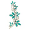 'Crystal Flowers' brooch
